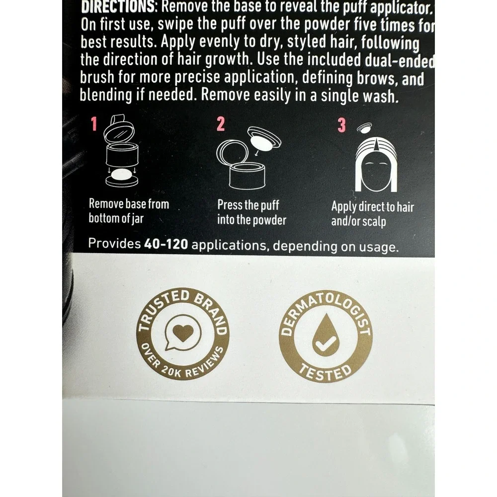 4X Boldify Hairline Powder • Root & Thinning Cover-Up Powder‎ • Light Blonde